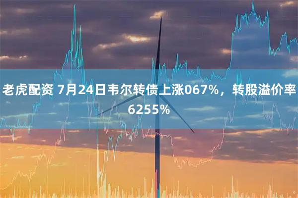 老虎配资 7月24日韦尔转债上涨067%，转股溢价率6255%